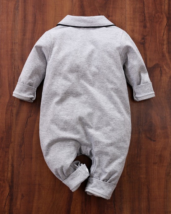 【0M-18M】Baby Long Sleeve Pajamas Romper