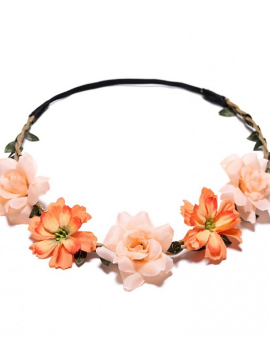 Small Gesang Flower Rose Headband - 5405