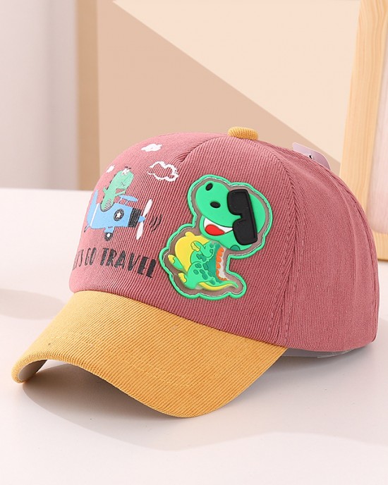 Boys LED Lights Dinosaur Pattern Baseball Cap