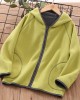 【2Y-10Y】Unisex Kids Multicolor Thick Fleece Hooded Jacket