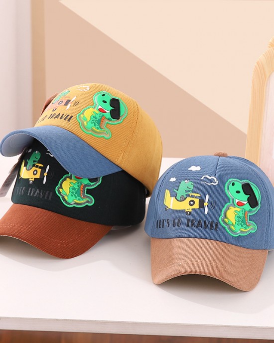 Boys LED Lights Dinosaur Pattern Baseball Cap