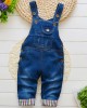 【9M-3Y】Unisex Kid Cartoon Denim Overalls