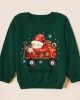 Christmas Print Long Sleeve Family Matching Outfits