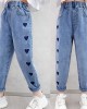 【2Y-11Y】Girl Fashion Blue Jeans - 3211