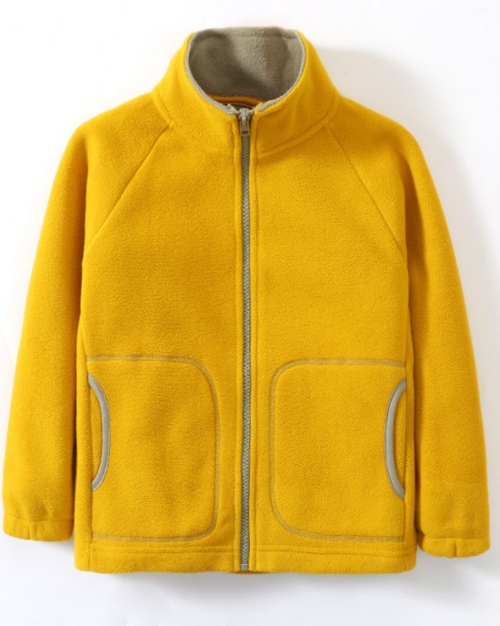 【3Y-10Y】Unisex Kids Multicolor Thick Fleece Long Sleeve Jacket