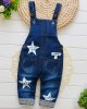 【9M-3Y】Unisex Kid Cartoon Denim Overalls