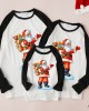 Christmas Print Long Sleeve Family Matching Outfits