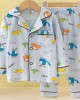 【18M-8Y】2-piece Boys Cotton Multicolor Cartoon Print Pajama Set