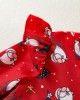 【3M-24M】Baby Girl Christmas Print Long Sleeve Romper