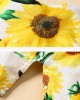 【3M-24M】Baby Girl Sunflower Print Sleeveless Romper