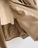 【18M-8Y】Girls Khaki Ruffled Trench Coat (T-shirt Not Included)