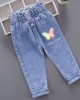 【18M-7Y】Girls Cartoon Print Jeans - 7137