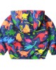 【18M-6Y】Boys Navy Dinosaur Print Hooded Jacket