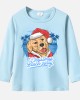 【12M-9Y】Unisex Kid Cotton Stain Resistant Christmas Golden Retriever Dog Print Long Sleeve Tee