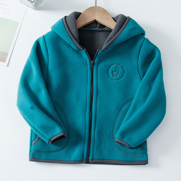 【2Y-13Y】Kids Casual Polar Fleece Hooded Jacket - 31116 【2Y-13Y】Kids Casual Polar Fleece Hooded Jacket - 31116