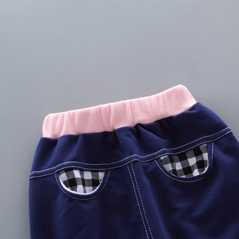 【12M-5Y】Kids Clothes Fashion Plaid spliced Sweatshirt Pants Set (SHOES NOT INCLUDE)- 3483 【12M-5Y】Kids Clothes Fashion Plaid spliced Sweatshirt Pants Set (SHOES NOT INCLUDE)- 3483