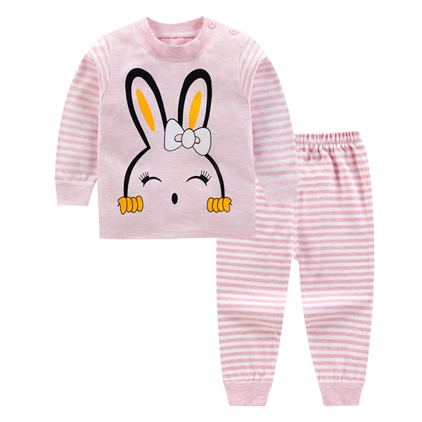 【9M-7Y】KIds Cartoon Printed Color Cotton Home Clothes 【9M-7Y】KIds Cartoon Printed Color Cotton Home Clothes