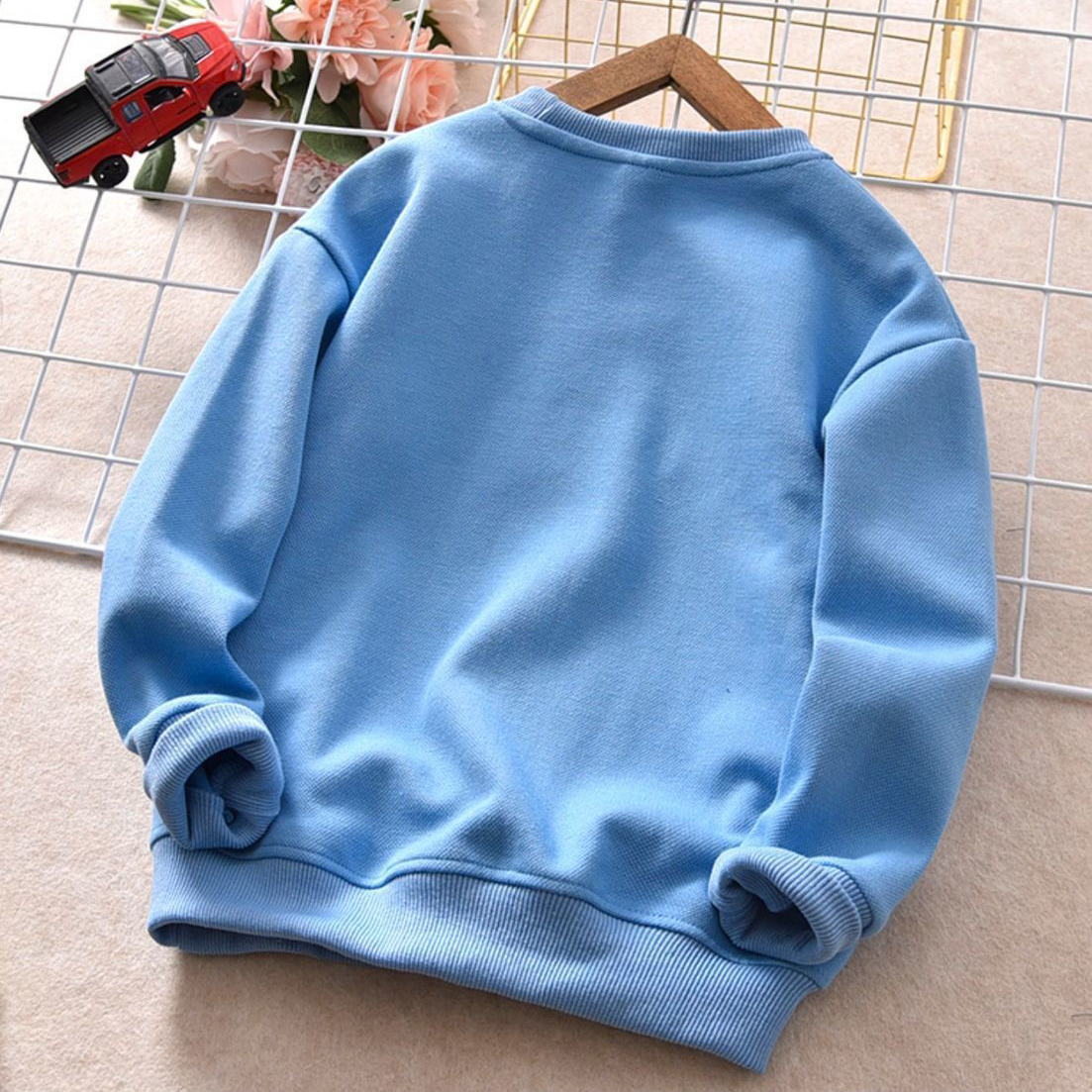 【12M-13Y】Kids Casual Cute Bear Pattern Round Neck Long Sleeve Sweatshirt - 4109 【12M-13Y】Kids Casual Cute Bear Pattern Round Neck Long Sleeve Sweatshirt - 4109