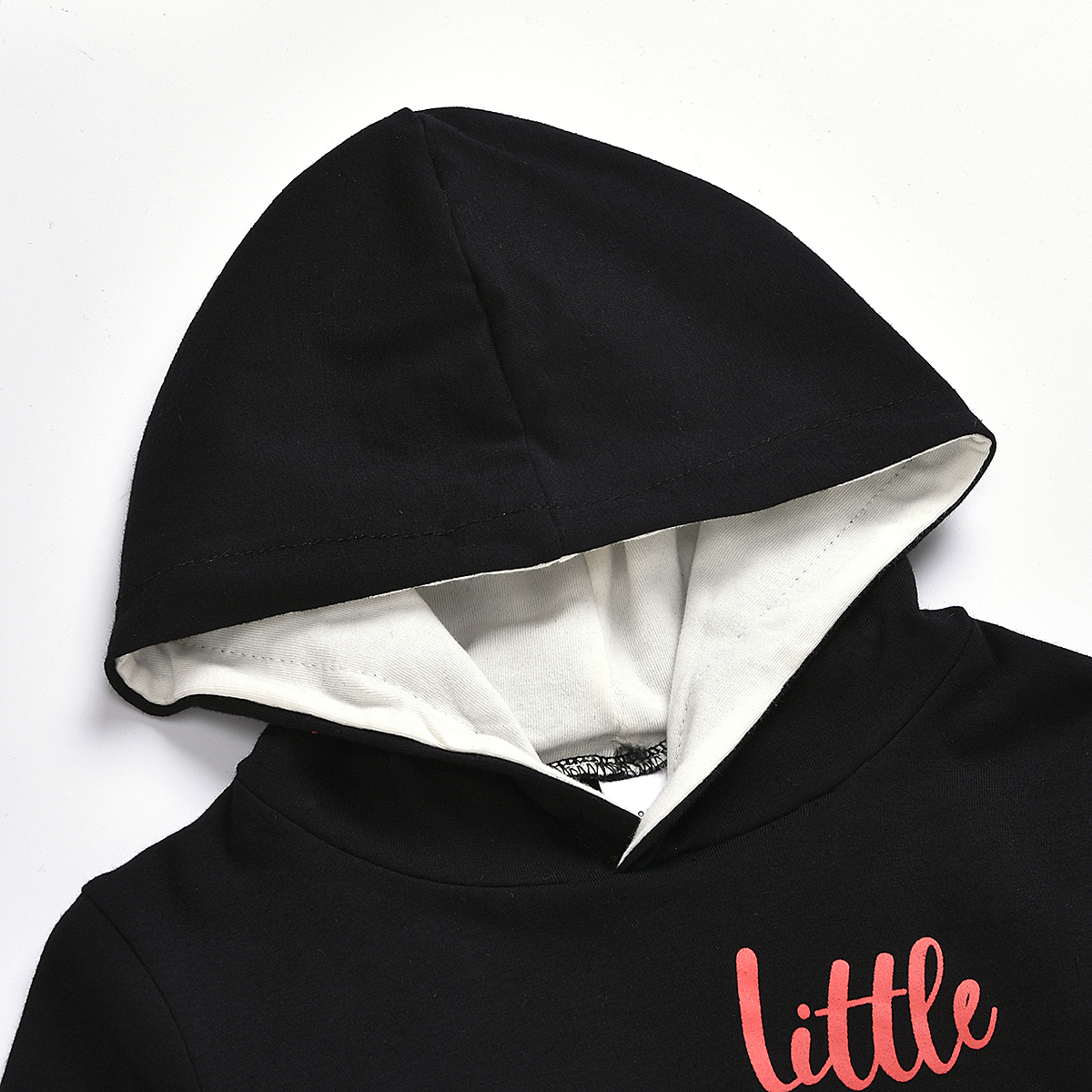 【12M-7Y】Boys Letter Print Hooded Long Sleeve Sweatshirt And Pants Set - 3488 【12M-7Y】Boys Letter Print Hooded Long Sleeve Sweatshirt And Pants Set - 3488
