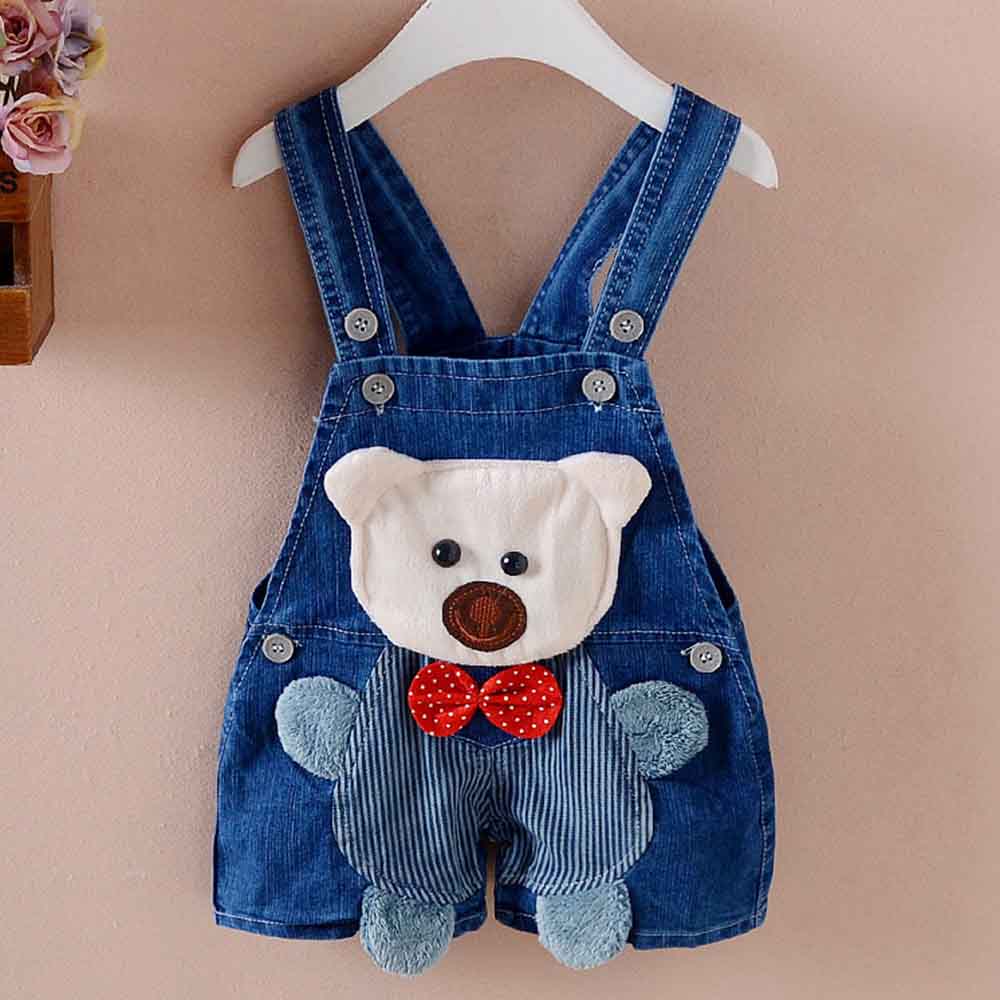 【12M-4Y】Kid Cartoon Denim Overalls(Only Overalls) - 9201 【12M-4Y】Kid Cartoon Denim Overalls(Only Overalls) - 9201
