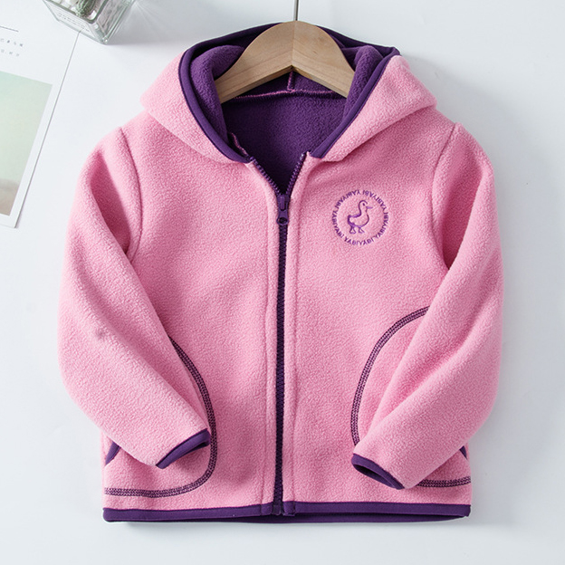 【2Y-13Y】Kids Casual Polar Fleece Hooded Jacket - 31116 【2Y-13Y】Kids Casual Polar Fleece Hooded Jacket - 31116