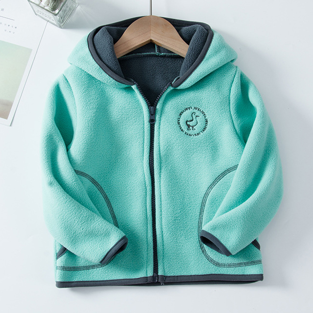 【2Y-13Y】Kids Casual Polar Fleece Hooded Jacket - 31116 【2Y-13Y】Kids Casual Polar Fleece Hooded Jacket - 31116