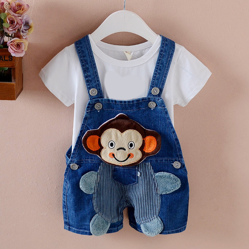 【12M-4Y】Kid Cartoon Denim Overalls(Only Overalls) - 9201 【12M-4Y】Kid Cartoon Denim Overalls(Only Overalls) - 9201