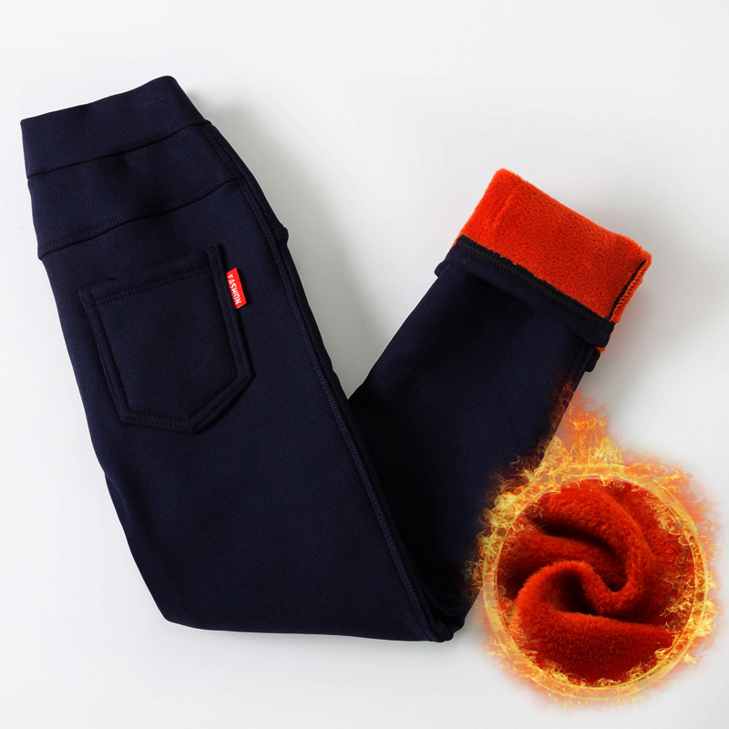 【2Y-11Y】Girls Casual Thickened Fleece Pants 【2Y-11Y】Girls Casual Thickened Fleece Pants