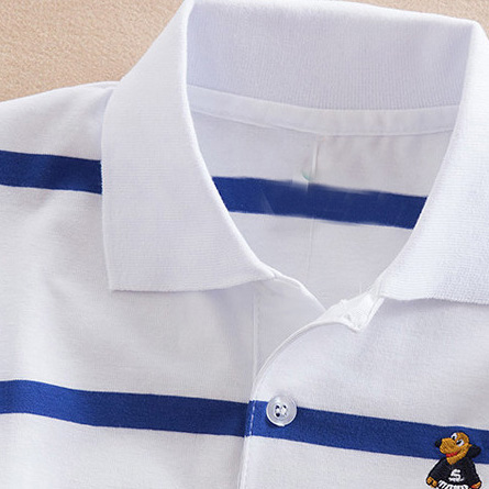 【18M-12Y】Boys Casual Striped Cotton Fabric Long Sleeve Polo Shirt 【18M-12Y】Boys Casual Striped Cotton Fabric Long Sleeve Polo Shirt