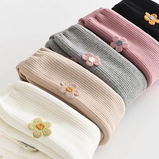 【1Y-11Y】Girls Cute Floral Embroidery Thickened Fleece Pantyhose 【1Y-11Y】Girls Cute Floral Embroidery Thickened Fleece Pantyhose