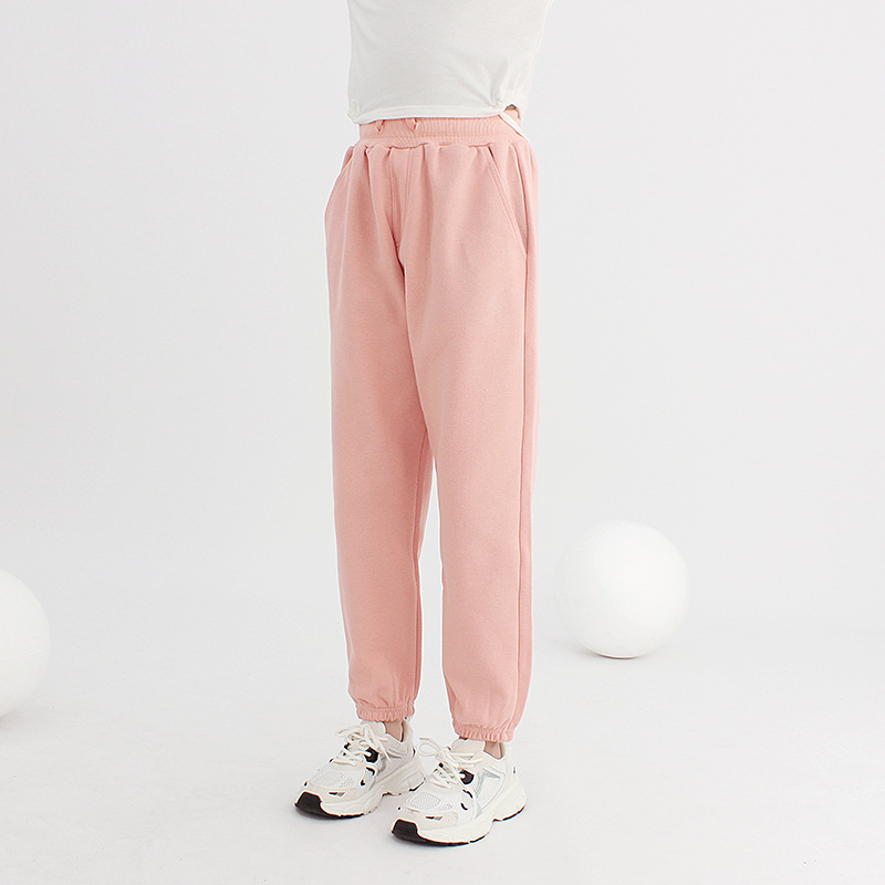 【4Y-12Y】Kids Casual Solid Color Comfortable Sweatpants 【4Y-12Y】Kids Casual Solid Color Comfortable Sweatpants
