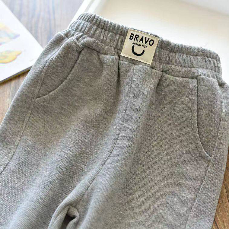 【18M-6Y】Kids Casual Solid Color Sweatpants Comfortable Pants 【18M-6Y】Kids Casual Solid Color Sweatpants Comfortable Pants