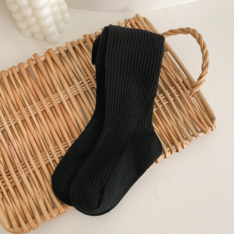 【18M-8Y】Girls Fashionable Solid Color Cotton Comfortable Pantyhose 【18M-8Y】Girls Fashionable Solid Color Cotton Comfortable Pantyhose