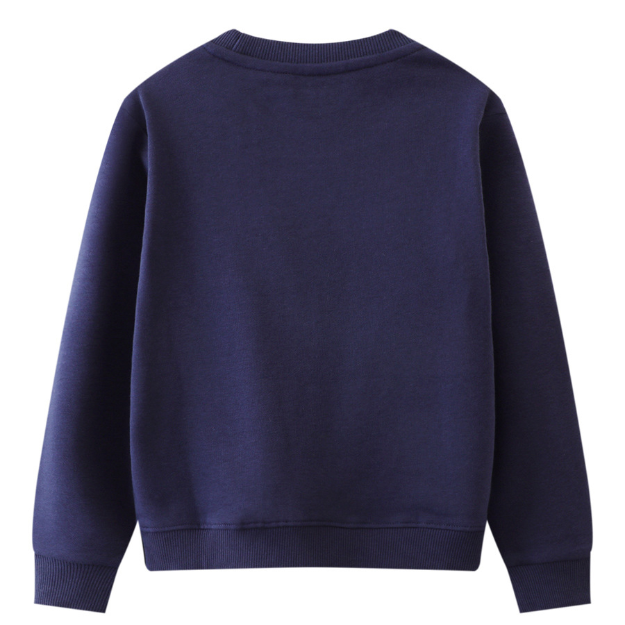 【18M-7Y】Kids Simple Solid Color Cotton Round Neck Long Sleeve Sweatshirt 【18M-7Y】Kids Simple Solid Color Cotton Round Neck Long Sleeve Sweatshirt