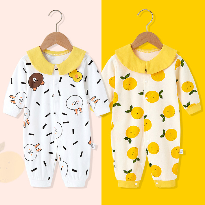 【6M-24M】Baby Cute Cartoon Print Long-sleeved Romper 【6M-24M】Baby Cute Cartoon Print Long-sleeved Romper