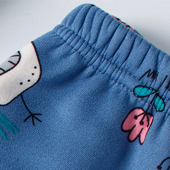 【18M-13Y】Kids Casual Cartoon Print Fleece Pants 【18M-13Y】Kids Casual Cartoon Print Fleece Pants