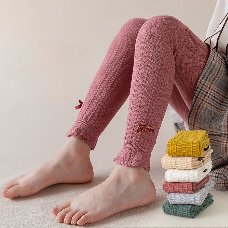 【1Y-11Y】Girls Fashion Bow Leggings 【1Y-11Y】Girls Fashion Bow Leggings