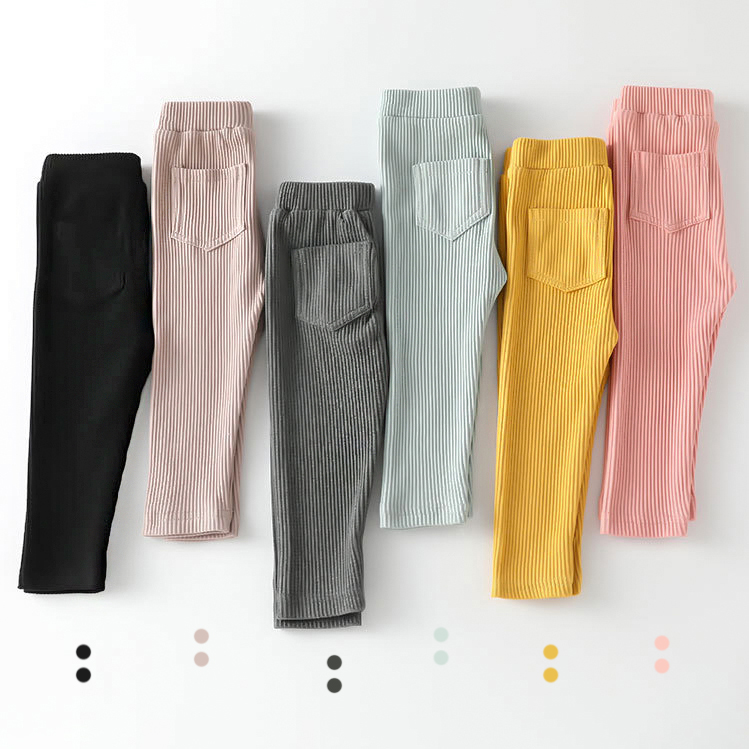 【12M-6Y】Girls Solid Color Comfortable Cotton Leggings 【12M-6Y】Girls Solid Color Comfortable Cotton Leggings