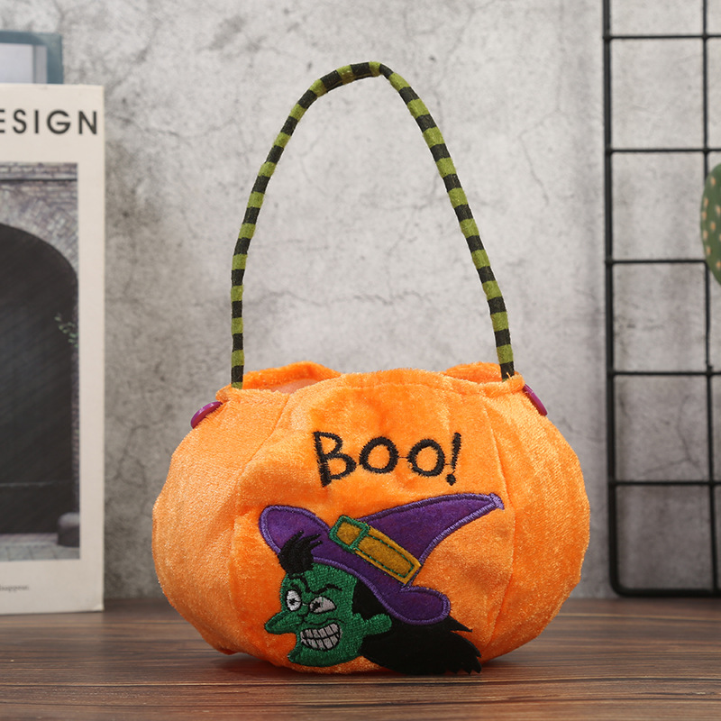 Kids Halloween Embroidery Candy Bag Kids Halloween Embroidery Candy Bag