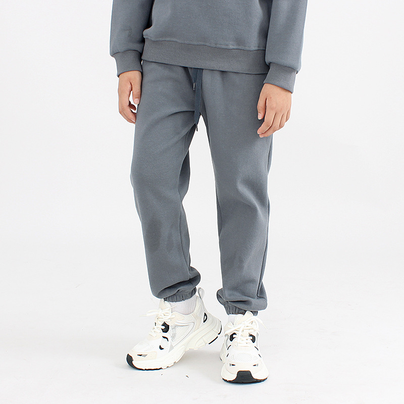 【4Y-12Y】Kids Casual Solid Color Comfortable Sweatpants 【4Y-12Y】Kids Casual Solid Color Comfortable Sweatpants