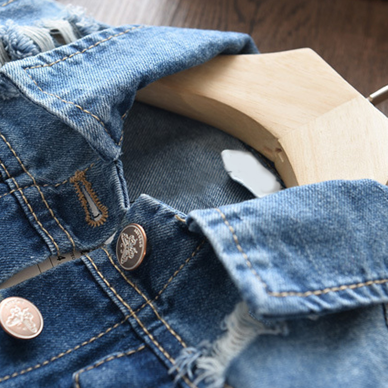 【18M-11Y】Boys Fashion Excavator Print Blue Denim Jacket - 3142 【18M-11Y】Boys Fashion Excavator Print Blue Denim Jacket - 3142