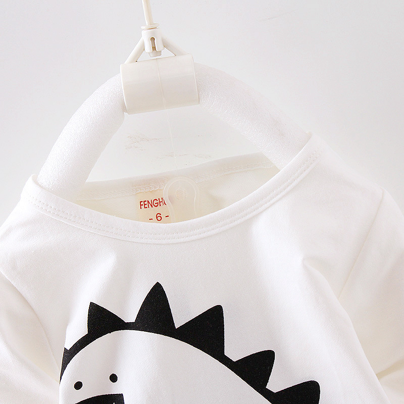 【12M-4Y】3-piece Boys Casual Dinosaur Print T-shirt & Hoodie & Pants Set 【12M-4Y】3-piece Boys Casual Dinosaur Print T-shirt & Hoodie & Pants Set