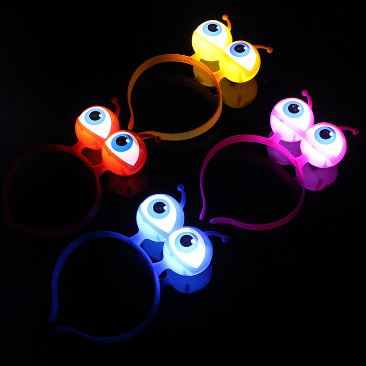 Kids Halloween LED Luminous Eyes Hair Band Kids Halloween LED Luminous Eyes Hair Band