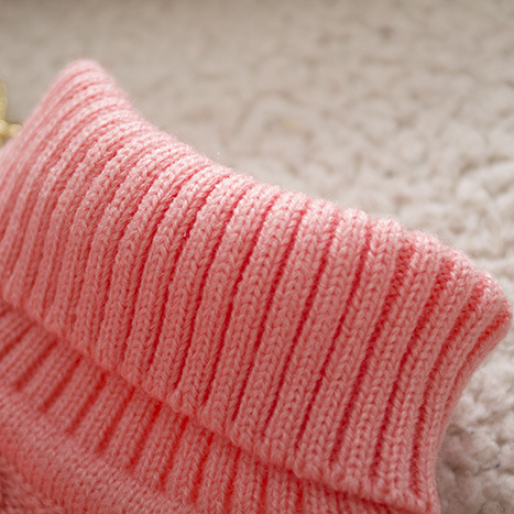 【18M-8Y】Kids Bear Pattern High Neckline Sweater - 3107 【18M-8Y】Kids Bear Pattern High Neckline Sweater - 3107