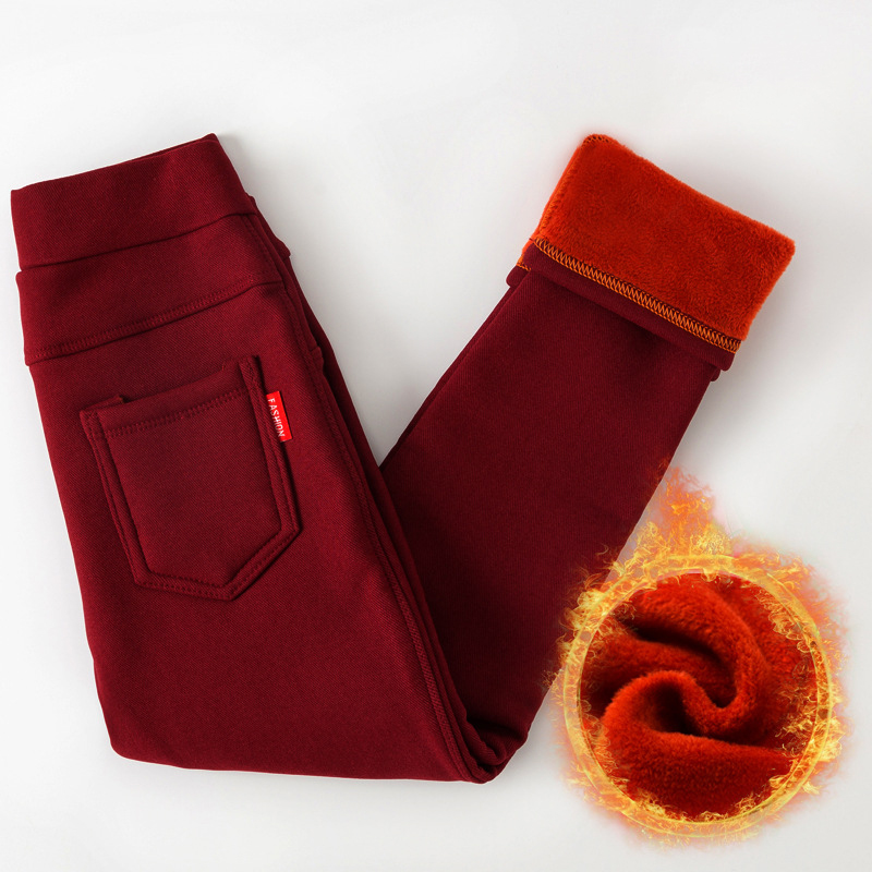 【2Y-11Y】Girls Casual Thickened Fleece Pants 【2Y-11Y】Girls Casual Thickened Fleece Pants
