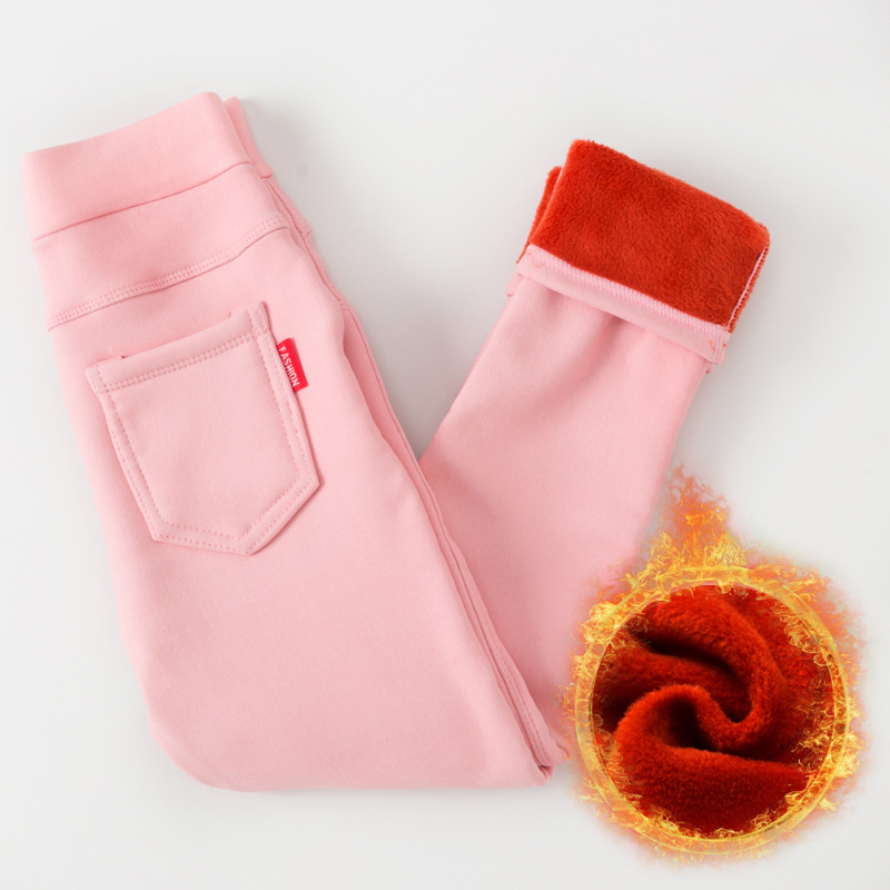 【2Y-11Y】Girls Casual Thickened Fleece Pants 【2Y-11Y】Girls Casual Thickened Fleece Pants