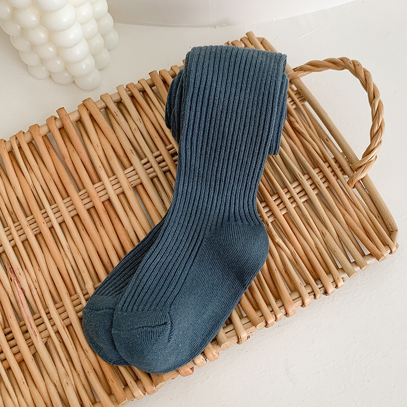 【18M-8Y】Girls Fashionable Solid Color Cotton Comfortable Pantyhose 【18M-8Y】Girls Fashionable Solid Color Cotton Comfortable Pantyhose