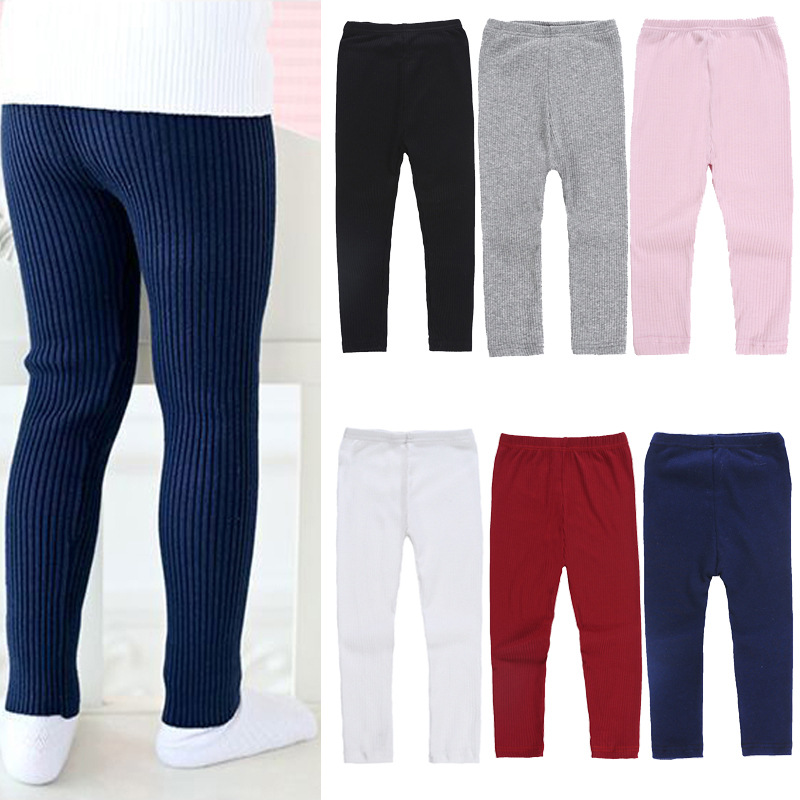 【18M-7Y】Girls Fashion Cotton Knit Leggings 【18M-7Y】Girls Fashion Cotton Knit Leggings