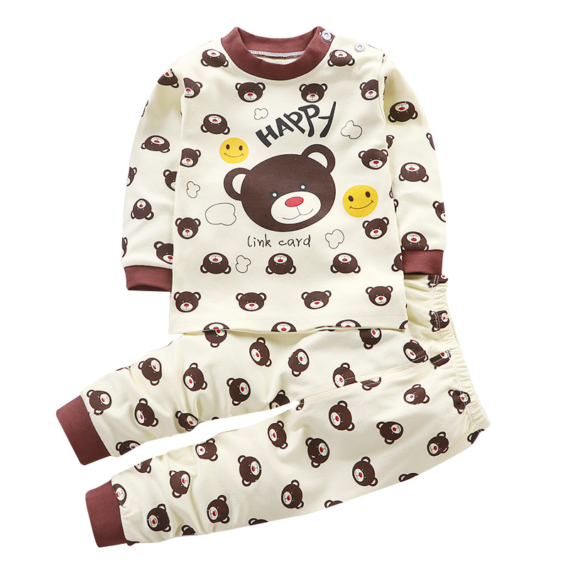 【12M-13Y】Boys Cartoon Print Long Sleeve Two-piece Suit 【12M-13Y】Boys Cartoon Print Long Sleeve Two-piece Suit