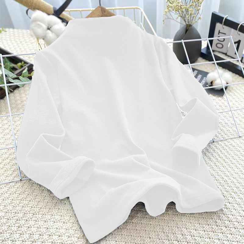 【3Y-12Y】Unisex Casual Warm Solid Color Turtleneck Long Sleeve T-shirt 【3Y-12Y】Unisex Casual Warm Solid Color Turtleneck Long Sleeve T-shirt